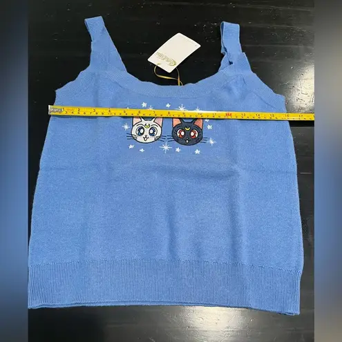 Her Universe Pretty Guardian Sailor Moon Luna & Artemis Portrait Knit Tank