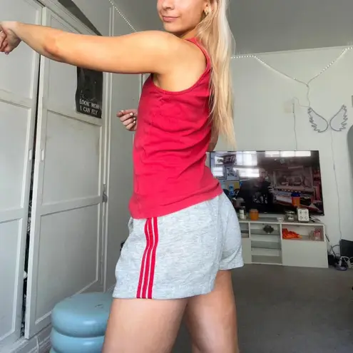 los angeles angels baseball y2k rhinestone bling red tank top cami Size M