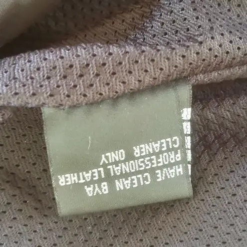 Leather & Hawgs Biker Jacket Genuine Leather Women’s Size Med Moto Motorcycle Black