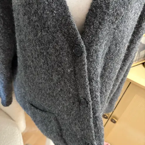 Jenni Kayne Boucle Cocoon Cardigan Sweater Oversized Wool Alpaca Size XS