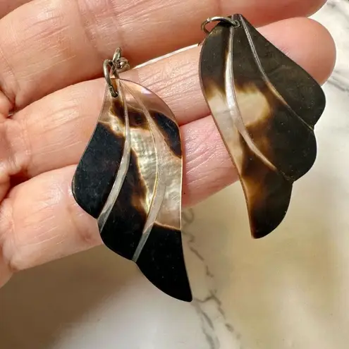 Abalone wing earrings