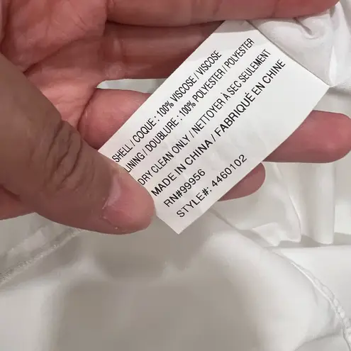 Shoshanna ANTHROPOLOGIE Floral Mini White Dress Sz 8