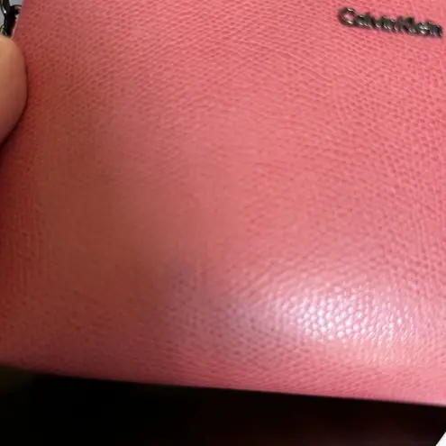 Calvin Klein NWT  Dusty Rose Leather Crossbody