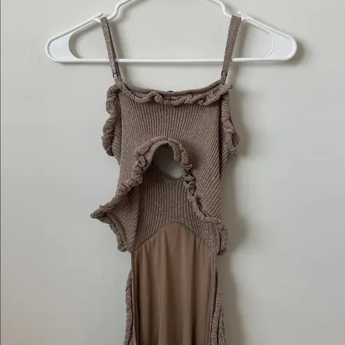 MISA Los Angeles  Skye Dress in Platinum Rose Size: S