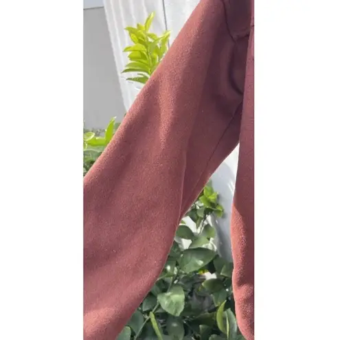 Vintage Camellia Button Brown Cardigan Sz Small Linen Button Western Sweater Orange