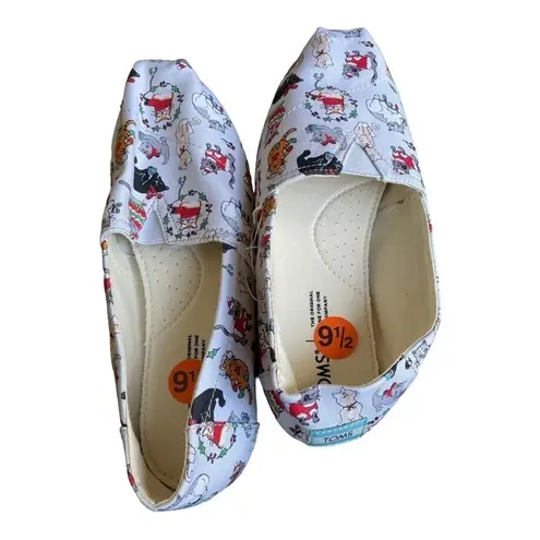 Toms New!  Christmas Cats Shoes