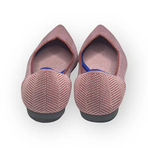 Rothy's VHTF: Rothy’s ➤ The Point Flats ➤ Amber Metallic Herringbone ➤ 8M Ltd Ed Retired