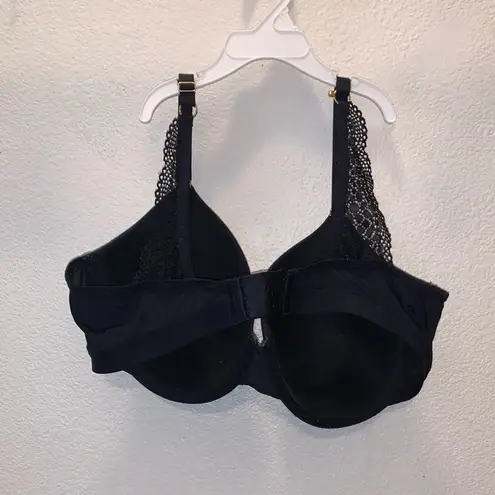 Lively Intimates Lively 38DD Elegant Black Lace Women's Bra Wired Adjustable