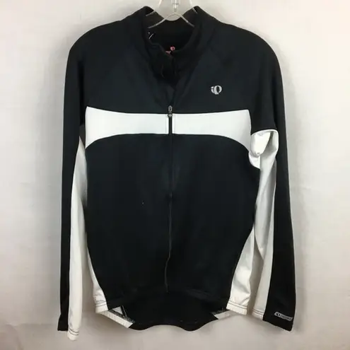 Pearl Izumi Women's Black Elite Fitted Zip Athletic Long Sleeve Sport Jacket M