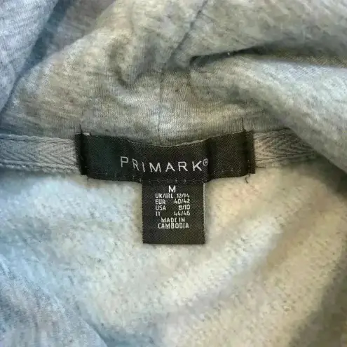 Primark  Gray Equality Graphic Print Pullover Hoodie Athleisure Sports Size M