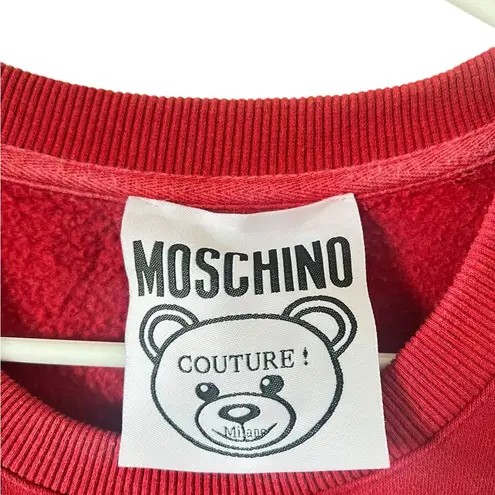 Moschino Couture Red Ponylove Rare Crewneck Sweater
