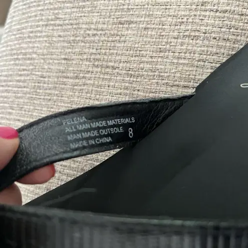 Yellow Box Black felena flip flop sandals flip flops