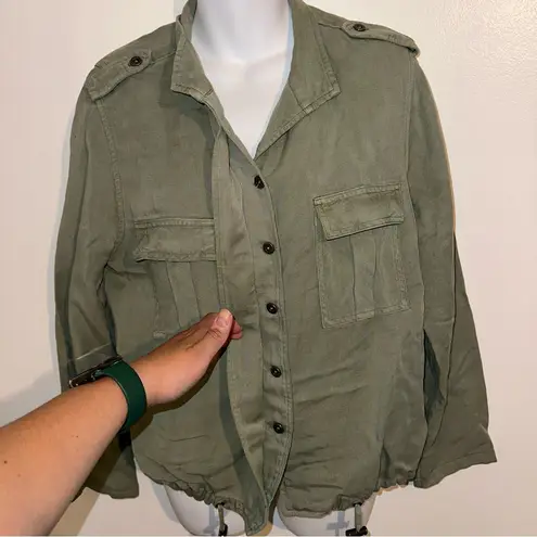 Rails Collins Women's Utility Jacket in Sage Green Size Small