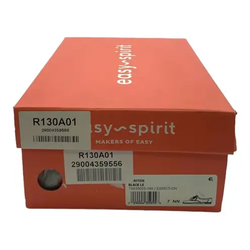 Easy Spirit Motion Leather Oxford Shoes Black US Women's Size 7 NN