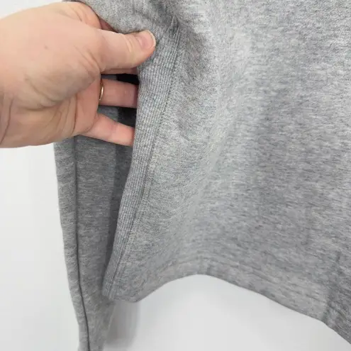 MPG Sport Grey Collared Pullover Sweatshirt Cropped Boxy Athleisure Size Medium - Image 11
