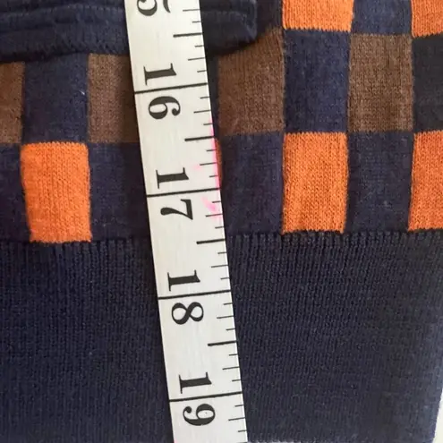 Morine Compte Marant checkered wool blend cardigan sweater size Small