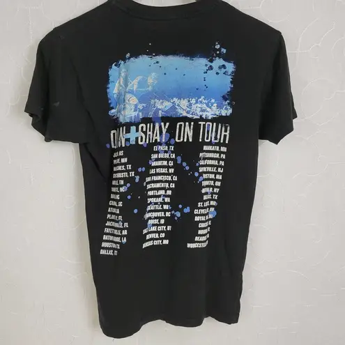 Dan & Shay Womens Shirt Size Small Black Concert Tour Country Music Crewneck