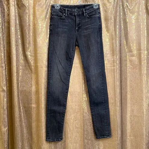 All Saints Grace faded black skinny jeans, size 27 EUC LIKE NEW