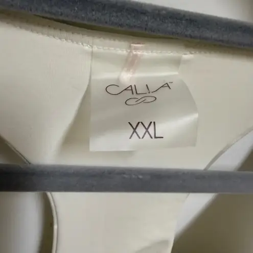 Calia Women's Energize Exercise Performance Aquatic Halter Tank Dress Size XXL Gray