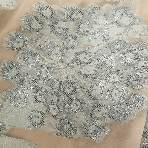 St. John ππ Jacquard Floral Embossed Cap Sleeve Pleated Cocktail Dress 8 NWOT