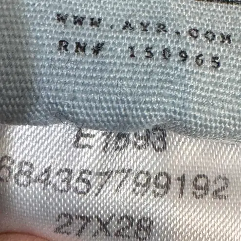 AYR Skinny Jeans Women Size 27 x 28 Dark Wash Denim