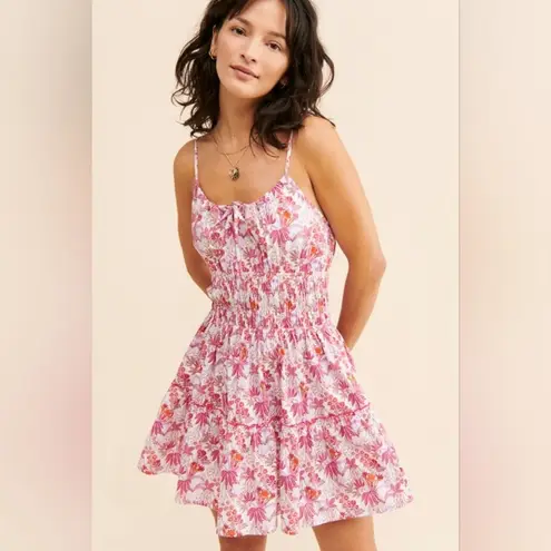 Lusana Rosa Mini Dress in Crystal Purple Paisley Size Small Sundress Australian