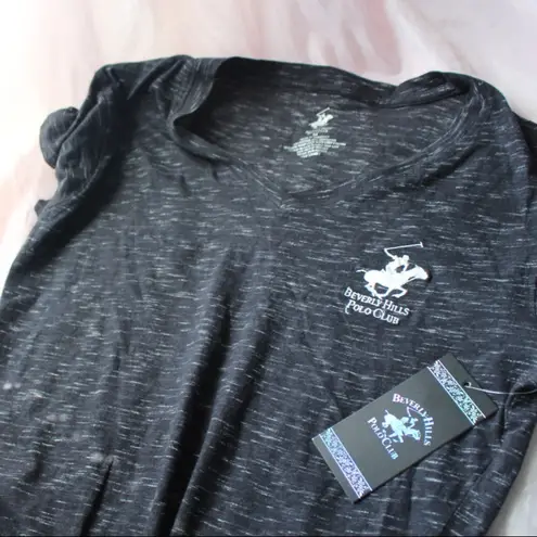 Beverly Hills Polo Club dark grey polo club vneck