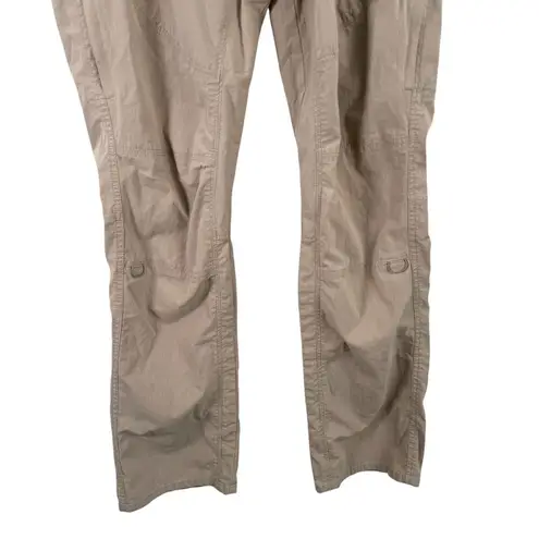 Kuhl Spire Roll Up Pants Khaki Beige Outdoor Hiking Gorpcore Low Rise Womens 8