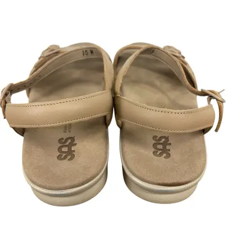 SAS Duo Comfort Sandal Linen Beige Warm Stone 10 M Women's Shoes New In Box Tan