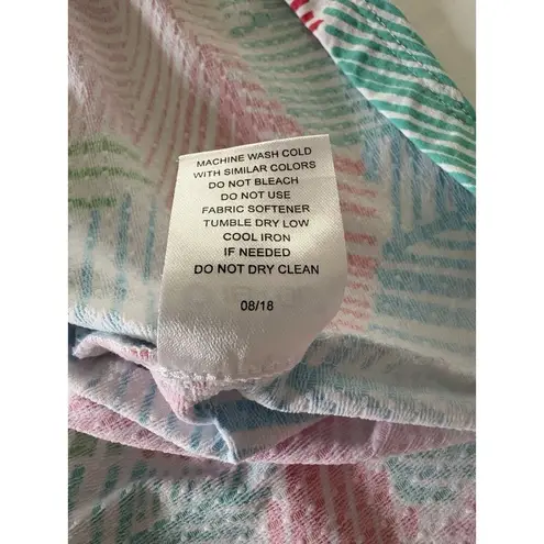 IBKUL 1/4 Zip Dress Womens XS Pink Blue Red Green White Tropical Beach Athletic