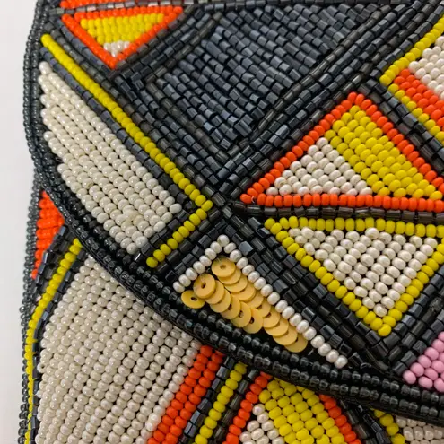 Colorful Beaded Envelope Clutch NWOT Multiple