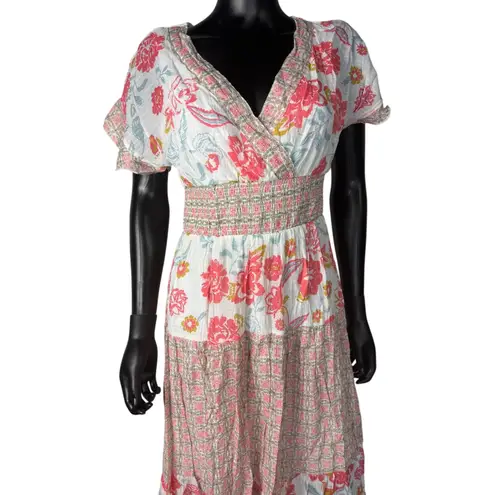J Gee Dress Pink floral maxi dress, feminine and flirty, size S Nwot Red