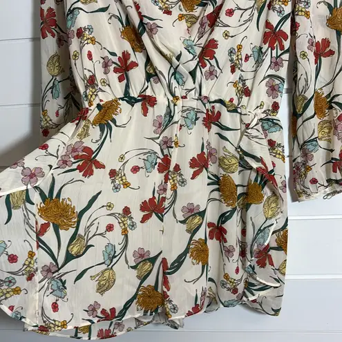 Dress Forum Floral V-Neck Dress / Romper, Size M