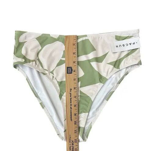 NWT Poolside Paradiso Palm Islander Hi Waist Swim Bottom Size Large 12 Green