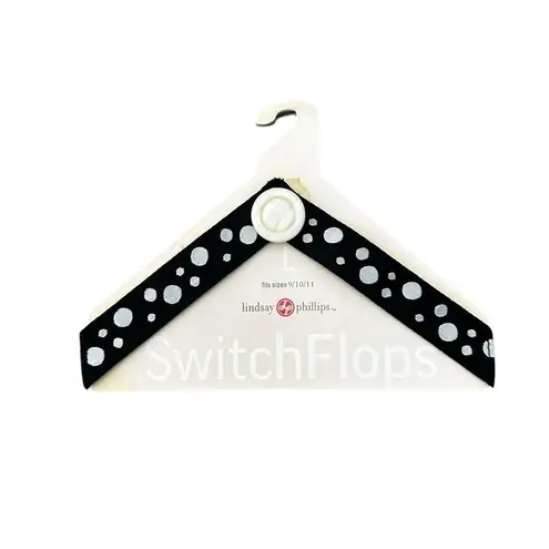 LOT of 4 L Switch Flops Lindsay Phillips Straps Size LARGE 9 10 11 NEW