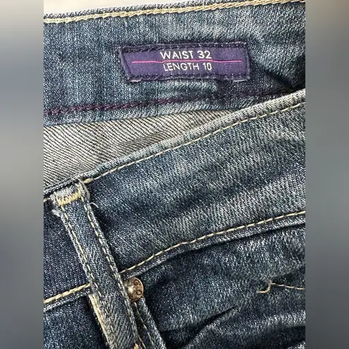 Vigoss ‎ The New York Bermuda Jean Shorts Size 32W 10L Low Rise Mom Short Fade - Image 11