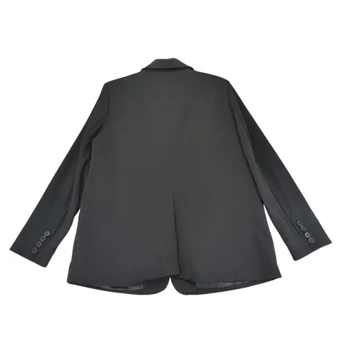 Adrianna Papell  Black One Button Blazer Jacket Women's XL Polyester Blend