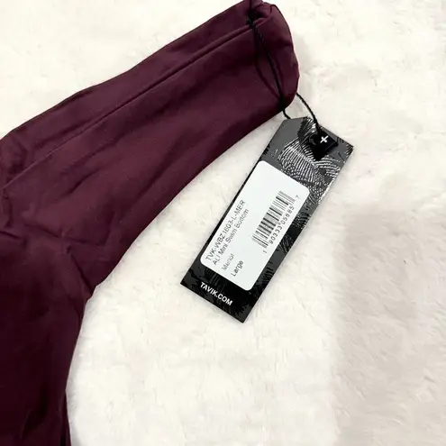 NWT Tavik Ali Mini Swim Bottom in Merlot