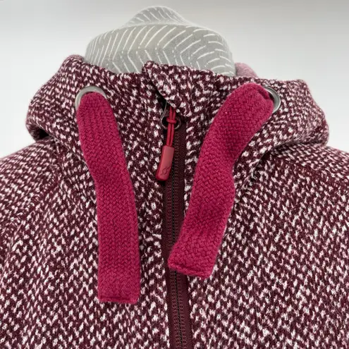 RAB Amy Hoody Zip Up Rioja Red Fleece Jacket Hoodie Size L Size L