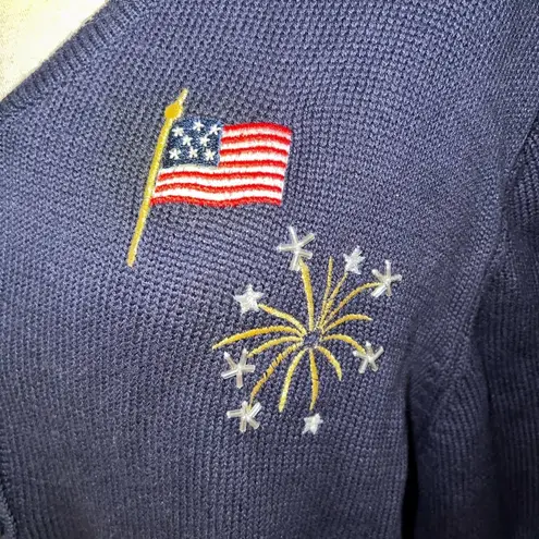 Croft & Barrow Super Cute Vintage Y2K  Fourth of July Sweater!