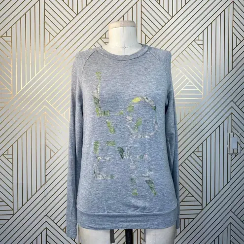 Haute Hippie  Lover Floral Print Jersey‎ Sweatshirt