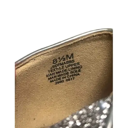 Bandolino Women's Meggie Open Toe Heels Gold Strappy Shoes 8 1/2 M