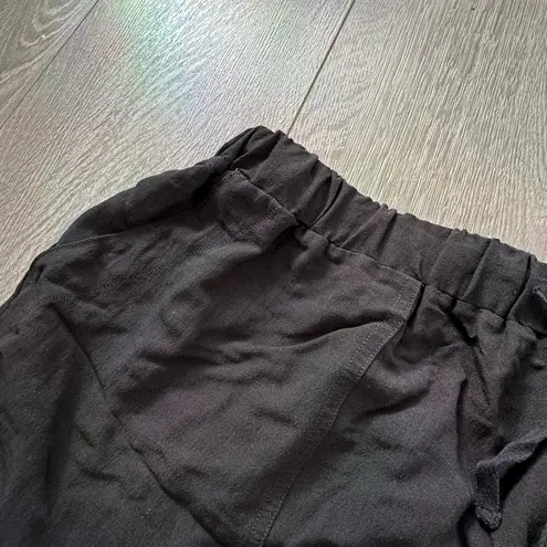 Kori  NWT Black Linen Shorts