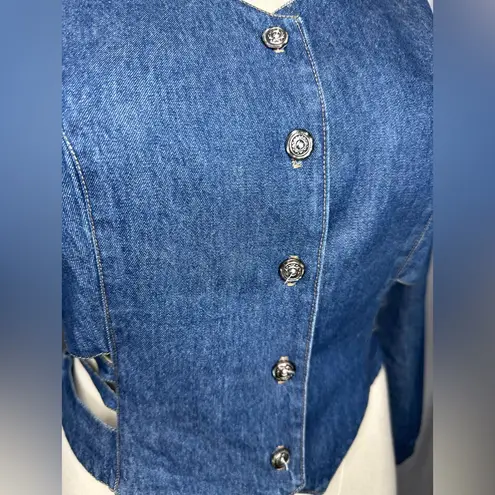 Denum Jeans Cutout Corset