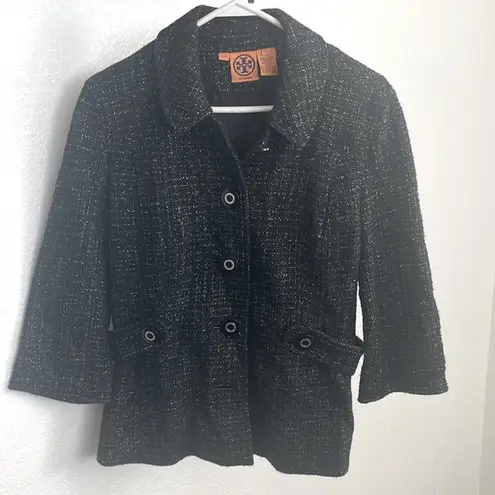 Tory Burch  tweed collard blazer