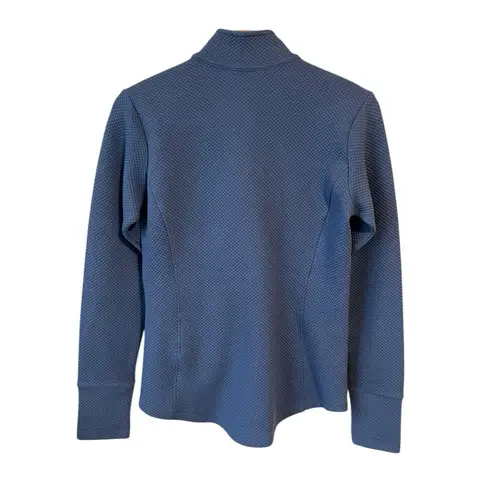 Lady Hagen Quarter Zip Jacket Womens Size XS Blue Textured Golf Activewear Top