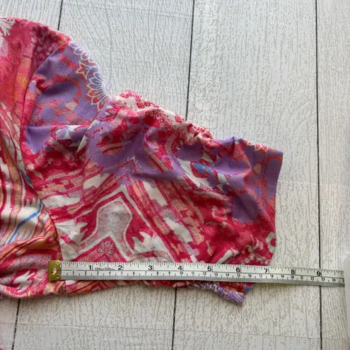 Gloria Vanderbilt Abstract Geometric Studded Shirt Size PXL