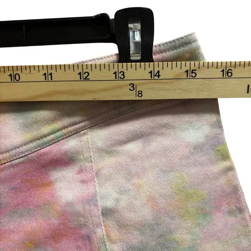 For Love & Lemons Womens Smythe Hot Shorts Cotton Candy Tie Dye Size L Pink Size L