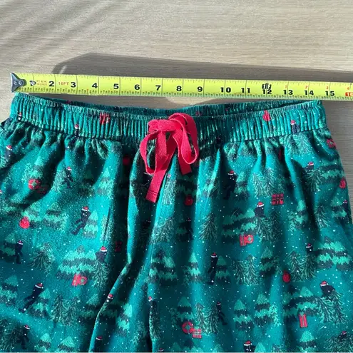 Natural Reflections 100% Cotton Flannel Pajama Pants M Big Foot Yeti Sasquatch