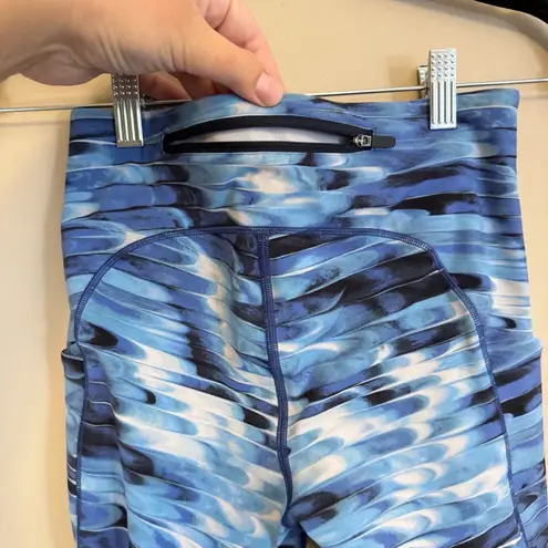 Lululemon Speed Up Crop 21" Leggings Size 4 Blue